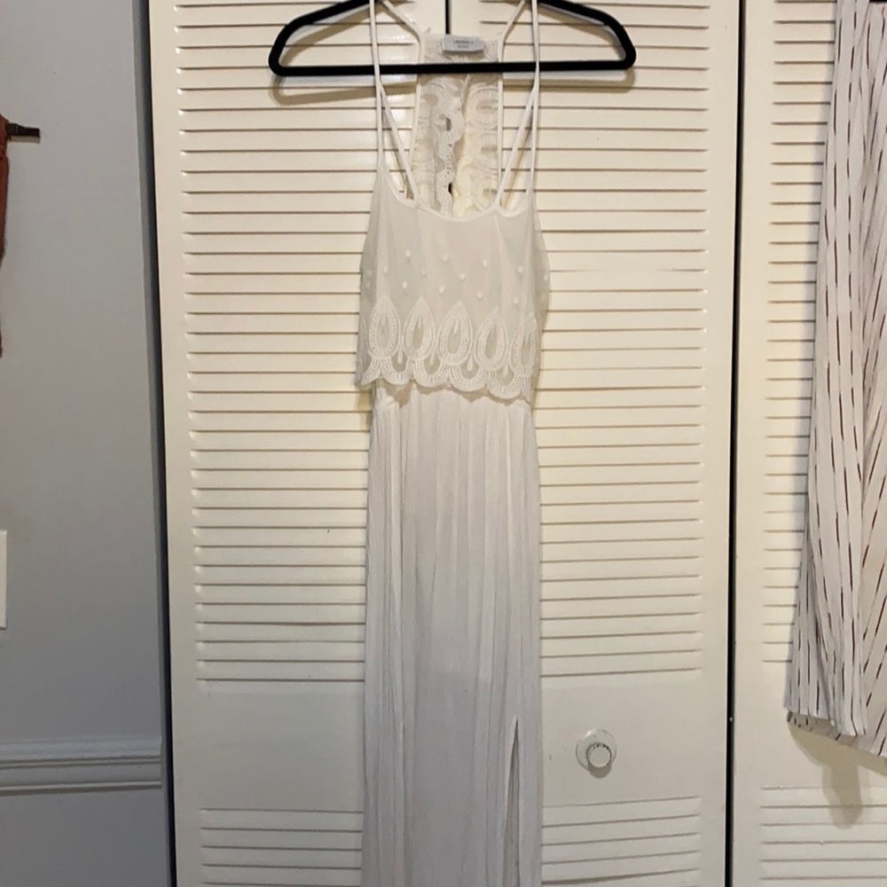 Beautiful White Lace Maxi Dress